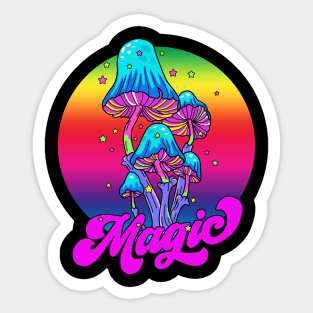 Magic Mushrooms Sticker